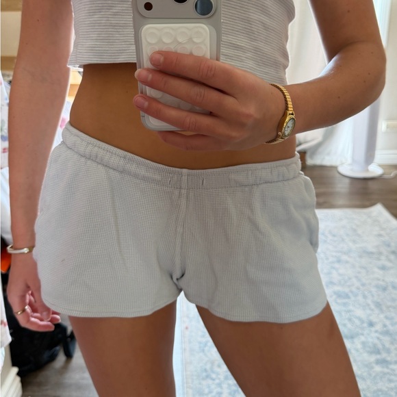 Brandy Melville Pants - Brandy Melville Grey Lounge Shorts